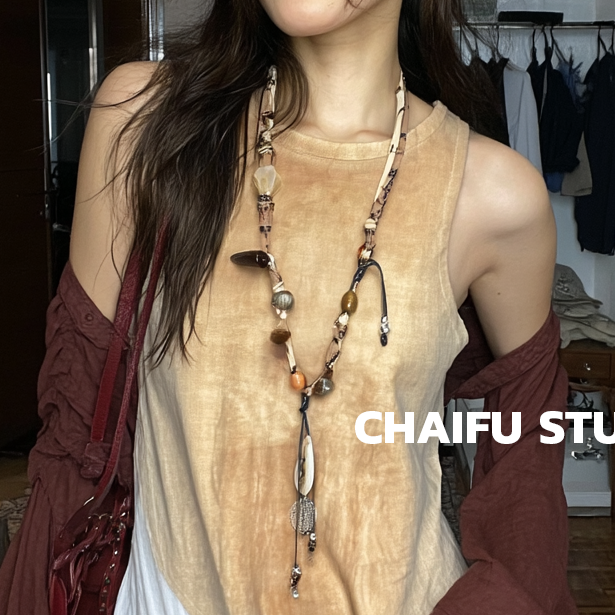 慵懒文艺编织布艺手工挂链