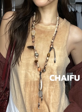 慵懒文艺编织布艺手工挂链