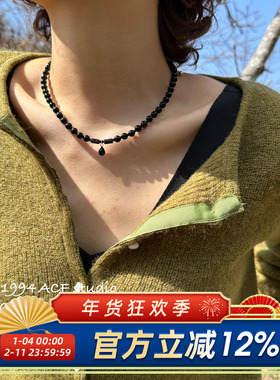 韩系小香风轻奢串珠颈链