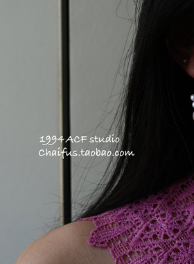 柴夫工作室/R102 法式轻奢巴洛克珍珠耳环复古气质度假高级感耳饰