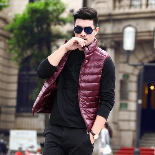 春秋轻薄便携男士羽绒服