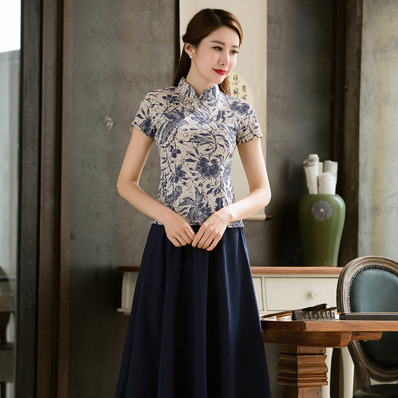 新品亚麻棉麻日常改良时