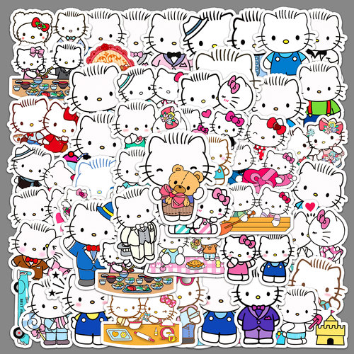 50张Daniel丹尼尔三丽鸥贴纸可爱防水彩绘装饰笔记本电脑手账贴纸