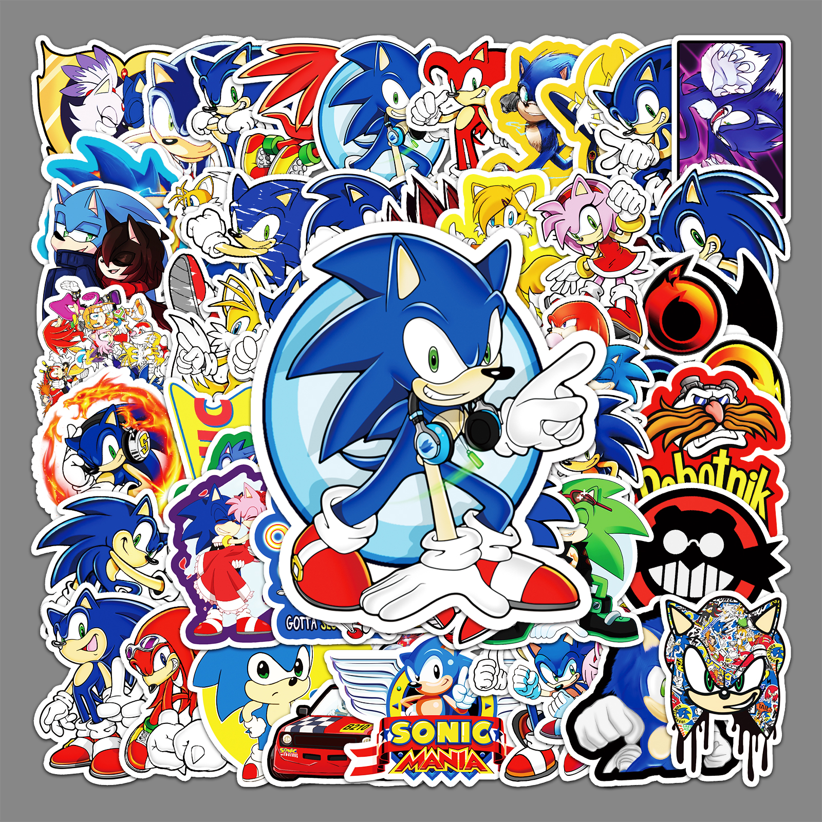 51张卡通妮克涂鸦贴纸行李箱