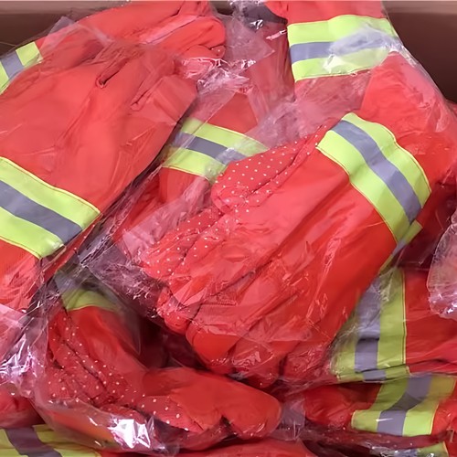 97式款消防手套 火灾逃生反光防护手套 消防服防滑耐磨隔热手套