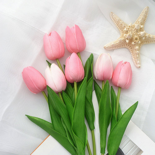 客厅假花LXHouse郁金香仿真花