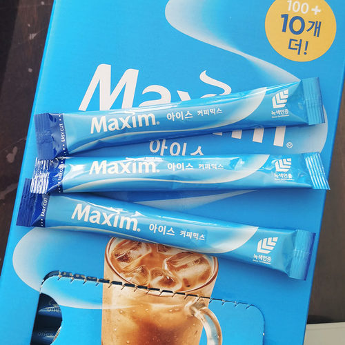 韩国进口冲饮咖啡麦馨冷水冲泡