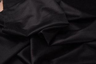 有山羊绒的单层薄款黑色羊绒面料1.5米宽特价处理109元一米