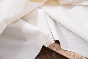 一米 清仓19元 30姆米重磅真丝 棉真丝棉面料细竖纹1.35米宽特价