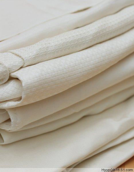 胡胡柔软床品面料重磅真丝绢棉绢麻白色系1.1米宽19元一米随机发
