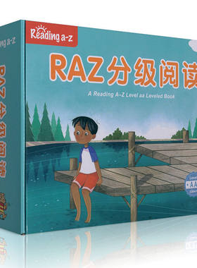 RAZ分级阅读，蓝标加厚礼盒款，支持各种点读笔点读
