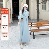 女装 2025初冬绝美巨好看 气质显瘦遮肚连衣裙大码 胖mm针织长裙子