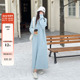 女装 2025初冬绝美巨好看 气质显瘦遮肚连衣裙大码 胖mm针织长裙子