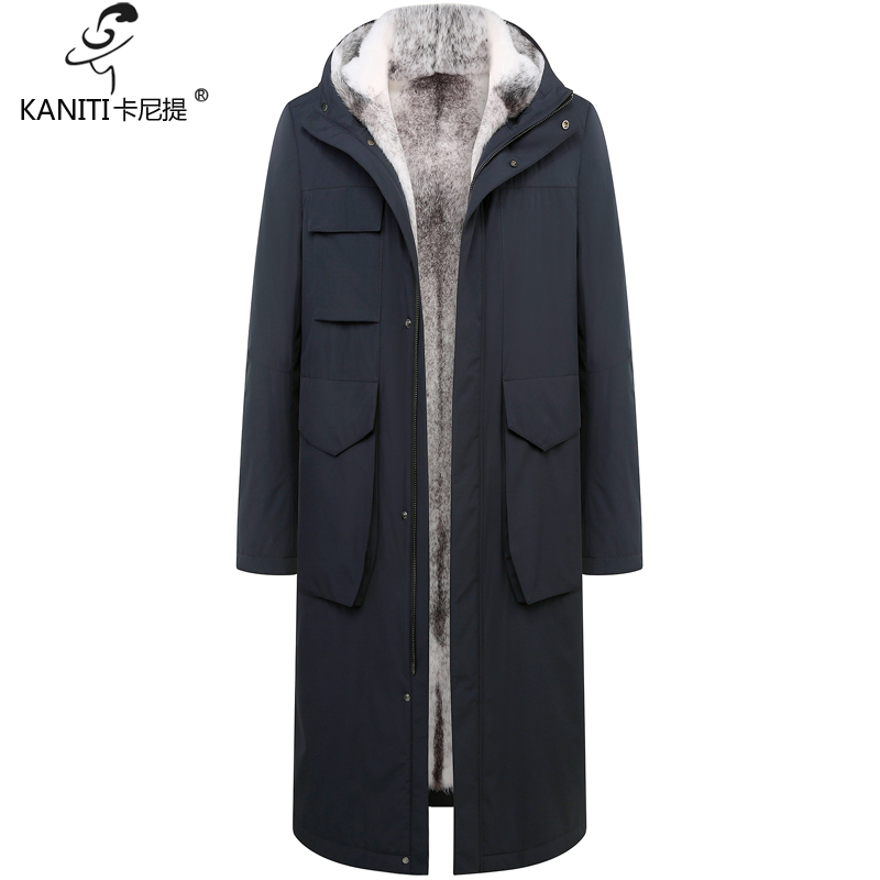 卡尼提十字貂水貂长款派克服