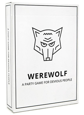 包邮Werewolf 令人迷惑的卡牌  a party game for devious people
