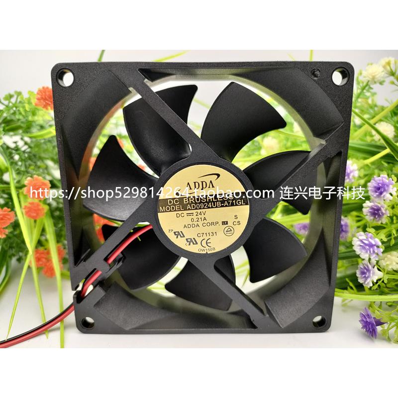 全新ADDA AD0924UB/XB/HB/MB-/A71/70GL/Y71GL/F91GP 24V轴流风扇