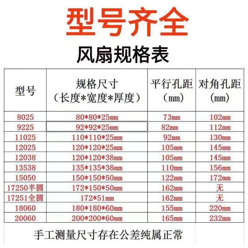 赛极电气 SG15050HA2 SG18060HA2 SG20060HA2 220V机柜散热风扇