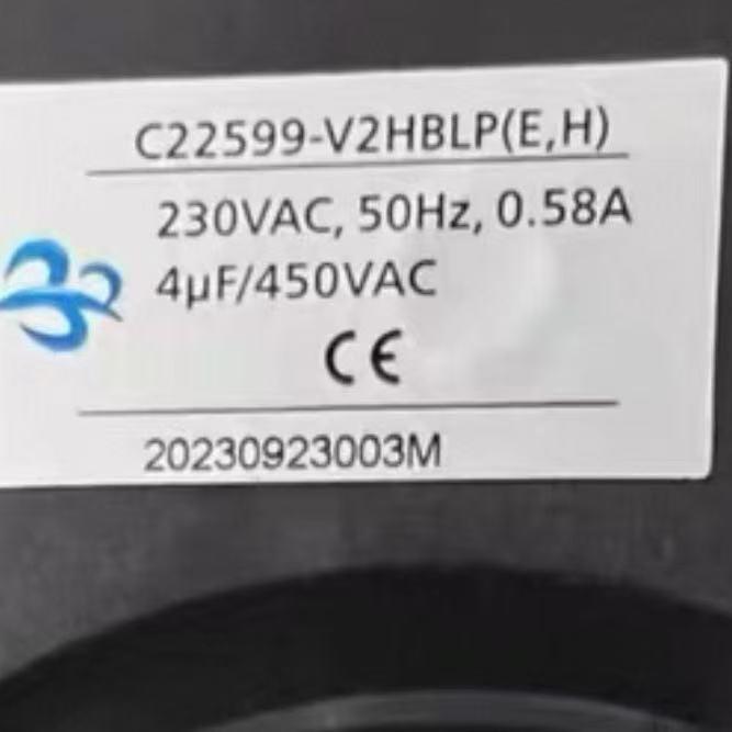 C17569-V2SBLP (E) C22599-V2HBLP(E,H) 230VAC 进口涡轮散热风机