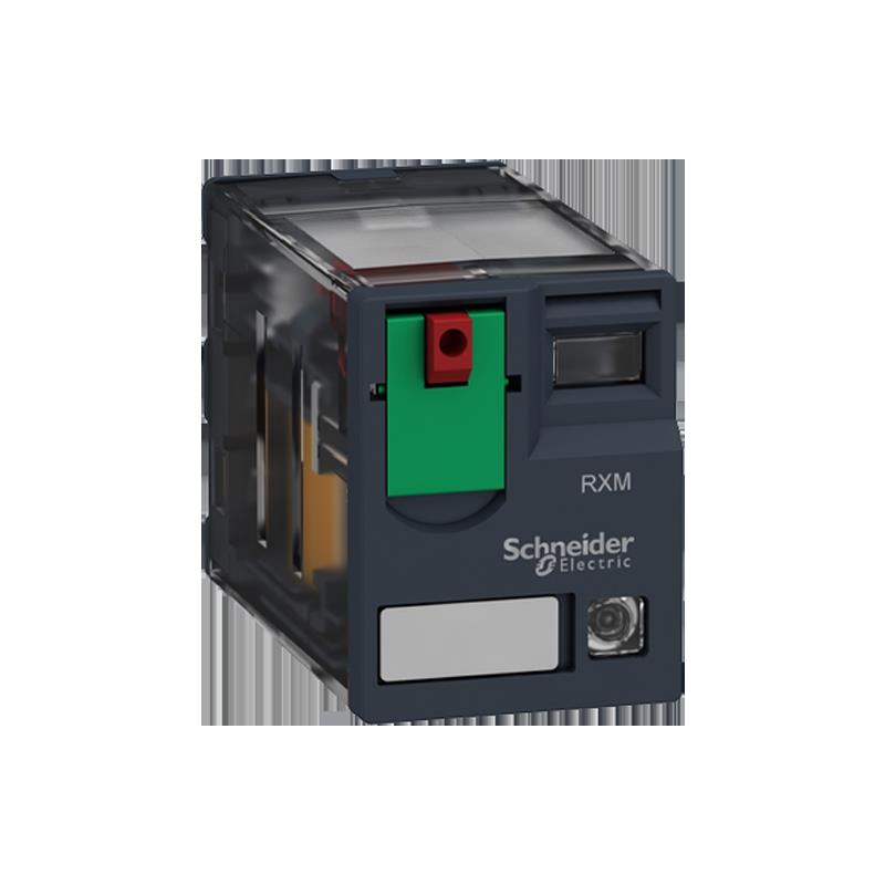 施耐德Rxm中间继电器Rxm2Lb2Bd Dc24小继电器Rxm4Ab2P7 Ac