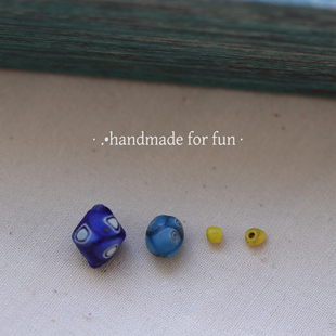 老皮古法千花diy材料散珠脸珠西亚手工马赛克琉璃手链耳环配件