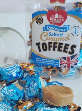 沃尔克斯英国进口海盐焦糖味太妃糖软糖婚庆伴手礼喜糖WALKER’S