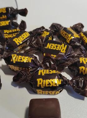 包邮 现货 德国STORCK RIESEN里森 黑巧克力太妃糖 特浓夹心 半斤