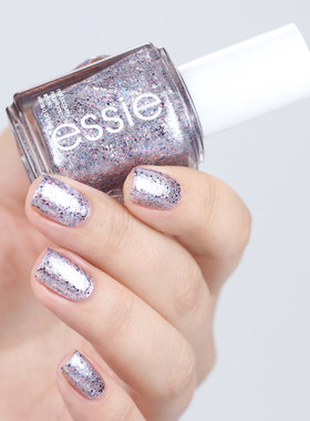 美国正品ESSIE彩色指甲油 1029 congrats 五彩细闪片亮片1056紫