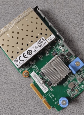 联想4口光纤SFP+万兆光口网卡SR550 SR590 SR650 00YJ567 46C3449