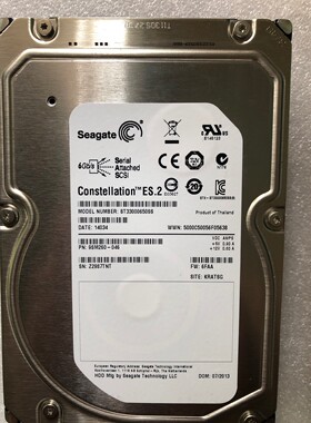希捷3tb sas 3.5寸3t 128m服务器ST3000NM0023硬盘ST33000650SS