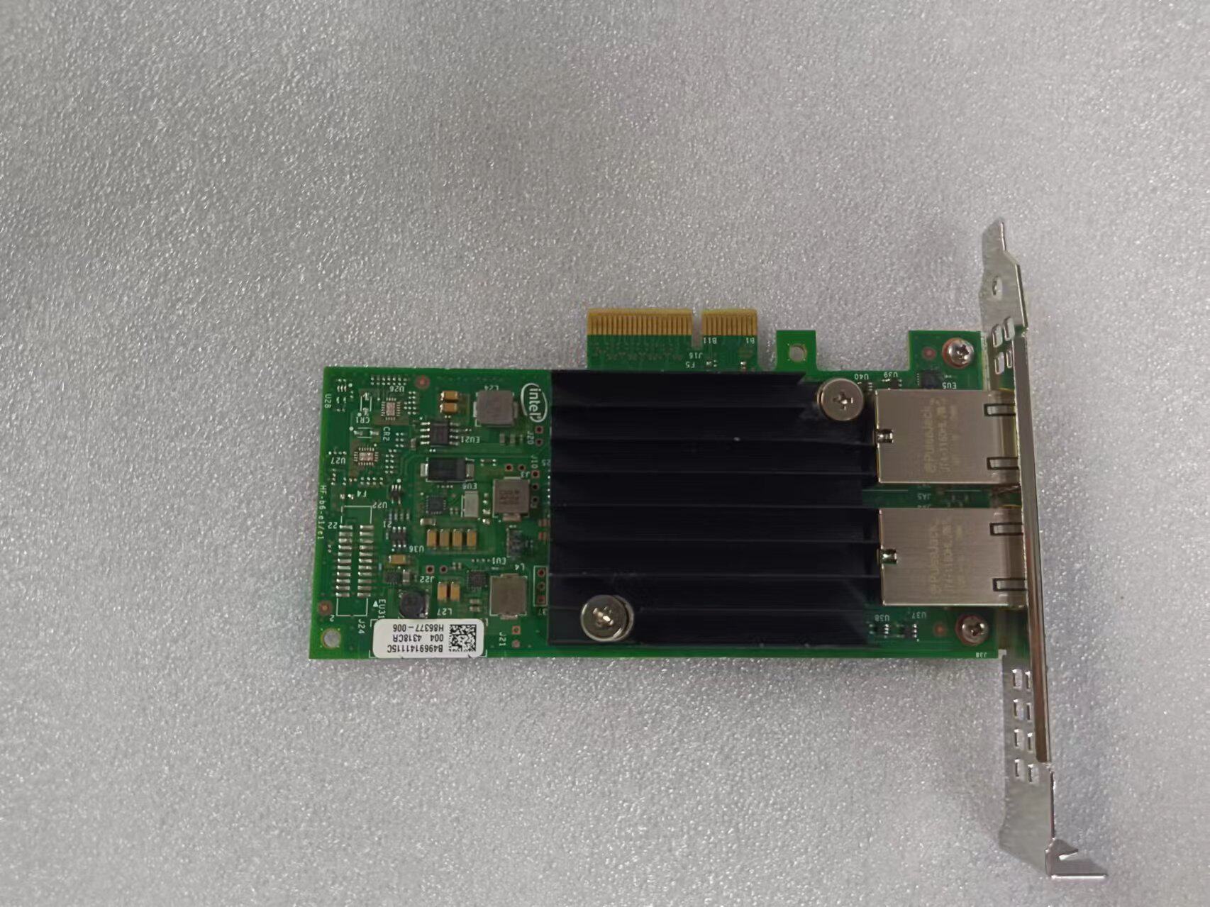 INTEL X540-T2双口万兆电口PCI-E网卡 X550-T2 PCIE双口万兆台式