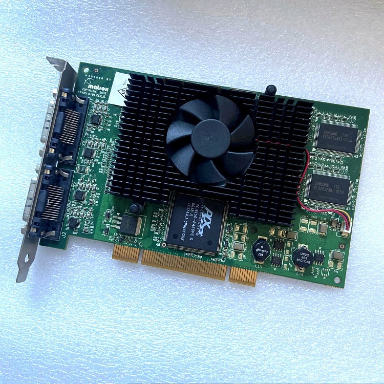 迈创Matrox G450x4 MMS G45X4QUAD-BF PCI 128M多屏卡专业显卡