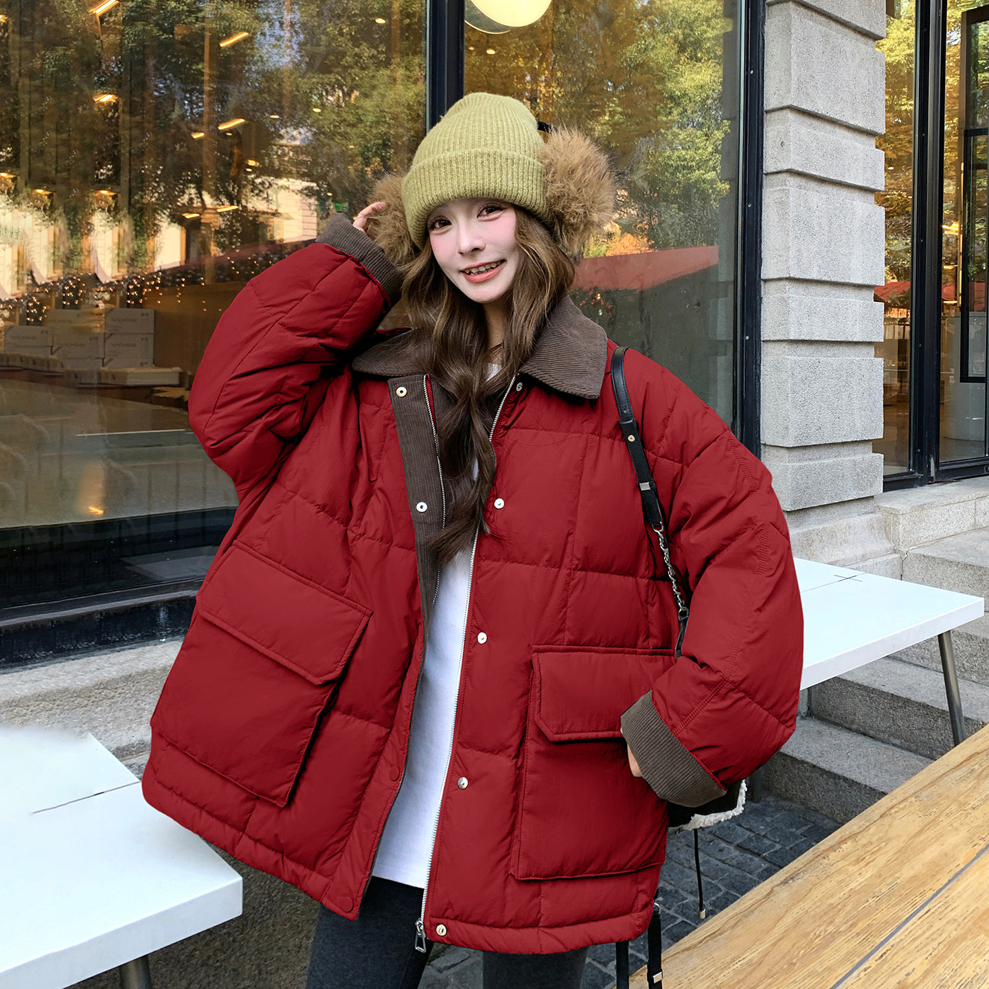 2025冬装新品羽绒服50绒大货已出C361P265K398,女装棉衣/棉服,2C103