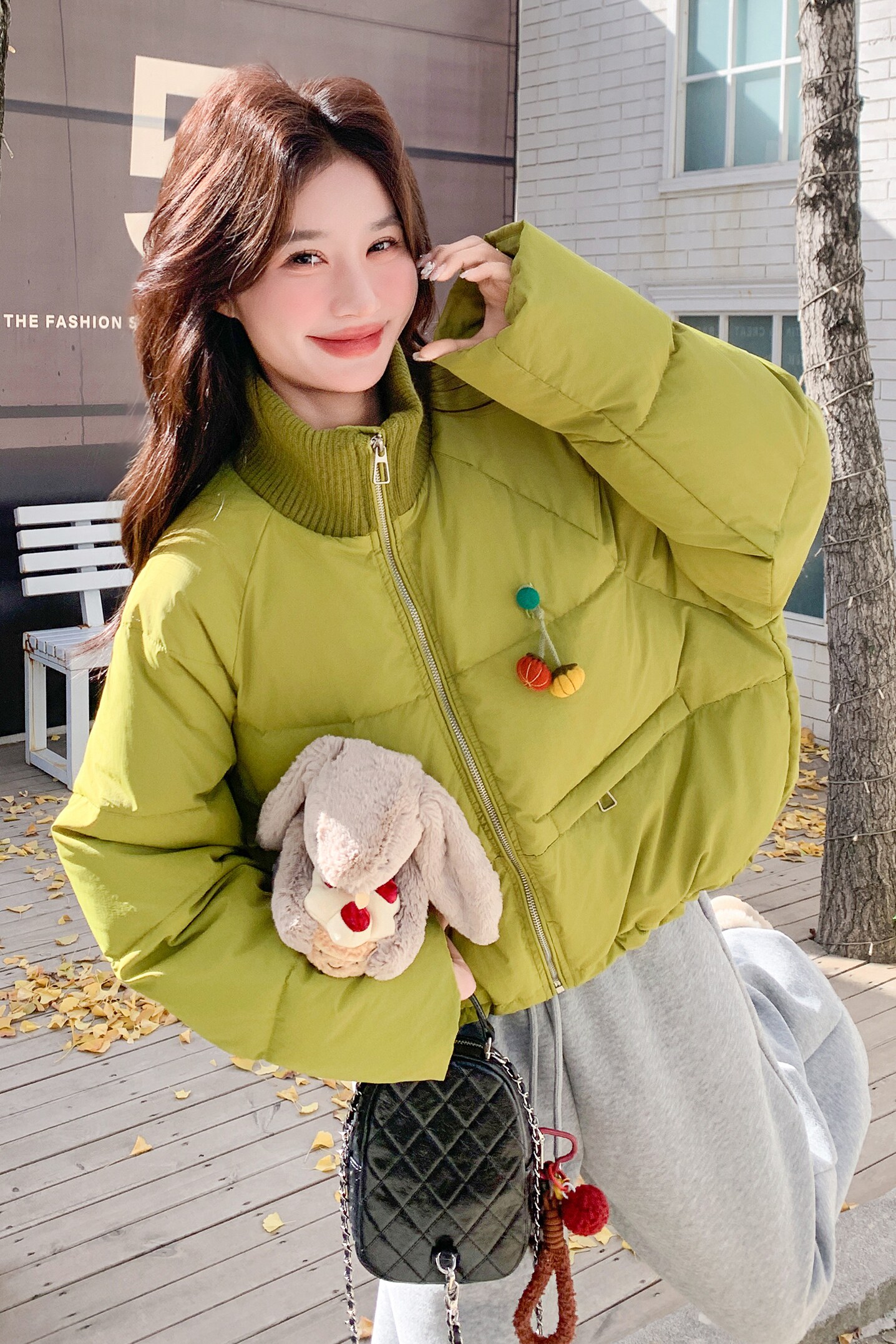2025冬装新品大货已出50绒羽绒服C343P255K388,女装短外套,2C103
