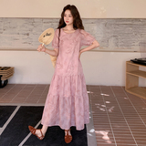 2025夏装现货主推三色连衣裙C98P155K228，女装连衣裙，2C103