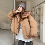 2025冬装新品双面穿毛派克有货C273P225K338，女装派克服，2C103