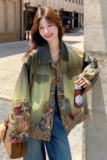 2025秋装新品主推两色皮衣拼接C155P175K268，女装短外套，2C103