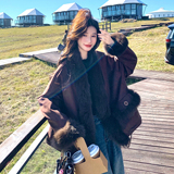 美拉德咖色减龄棉衣外套女2025年冬季新款韩版加厚保暖百搭派克服，女装短外套，2C103