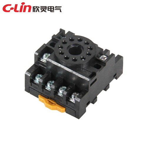 继电器底座 PF113A 11脚圆脚 配JTX-3C JQX-10F/3C JS14S  MK3P