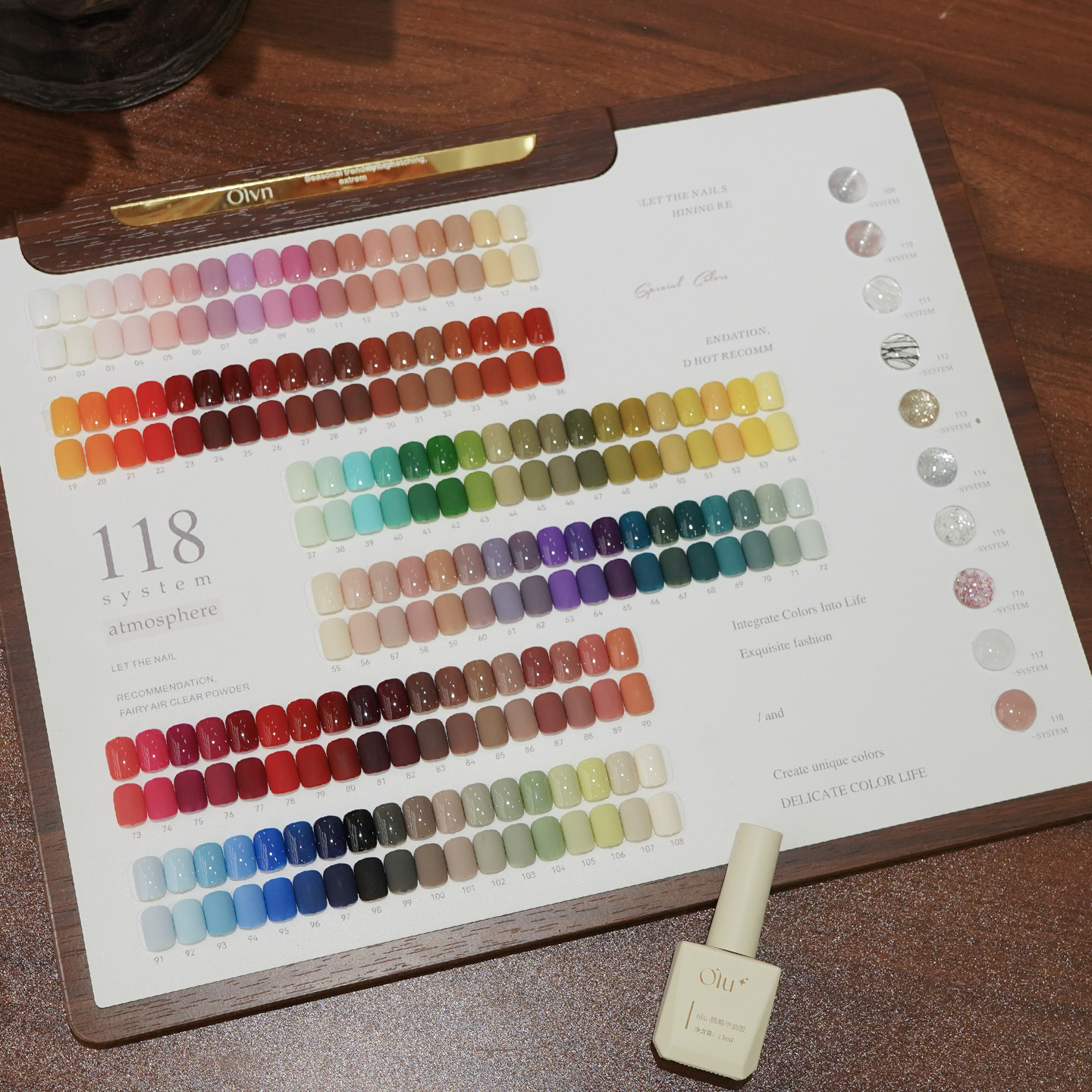 新品鸥璐118色朵真甲油胶