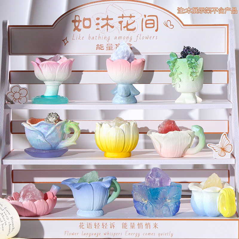 正品新款如沐花间能量水晶盲盒桌面矿石摆件家居装饰好物小摆设女,模玩/动漫/周边/娃圈三坑/桌游,潮玩盲盒,淘宝优惠券,粉丝福利购,淘宝优惠卷