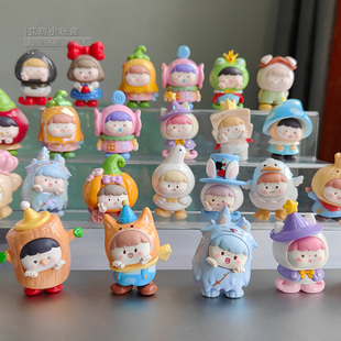 清仓正版淘气包童话历险记萌粒惊喜盲袋盲盒手办摆件可爱公仔少女