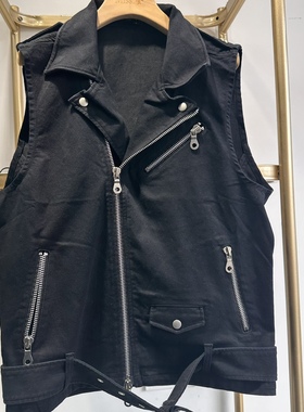 出口日本原单暗黑风格noid 重金属五金马甲