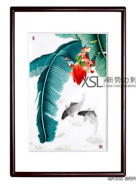 广绣粤绣纯手工刺绣礼品厂家直销