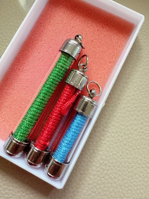 泰国佛牌正品 龙婆poon 2544 金莲花符管 吊坠