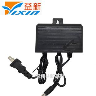 12v2a监控安防防水电源防雨适配器 室外专用安尼威尔监控电源黑色