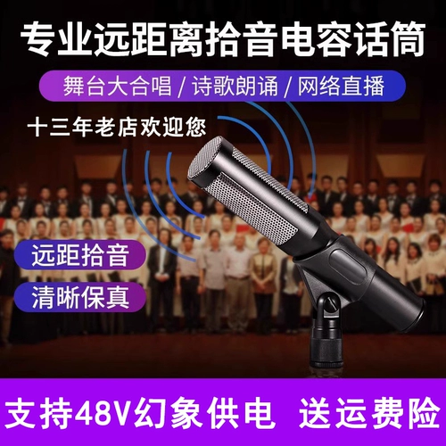 靓韵 TM82 Chorus Microphone Stage Performance Professional Professional Wired емкость Микрофон на большие расстояния