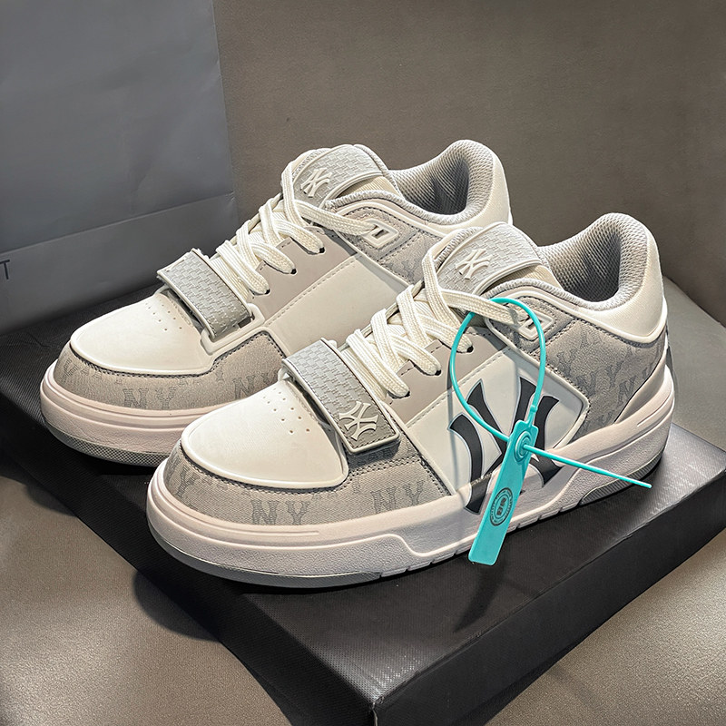 官方正品纽约洋基队海军蓝男鞋2026新款厚底学长鞋潮牌休闲板鞋女