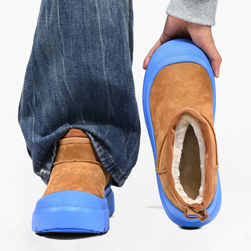 雪地靴男款冬季保暖棉鞋