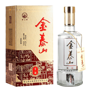 泰山牌 浓香型白酒 42度 金泰山贡酒 单瓶500ml