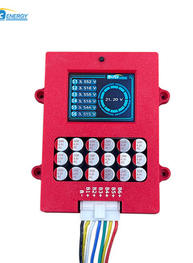 HeltecBMS4串6串8串电池主动均衡仪钛酸锂三元锂磷酸铁锂电压显示